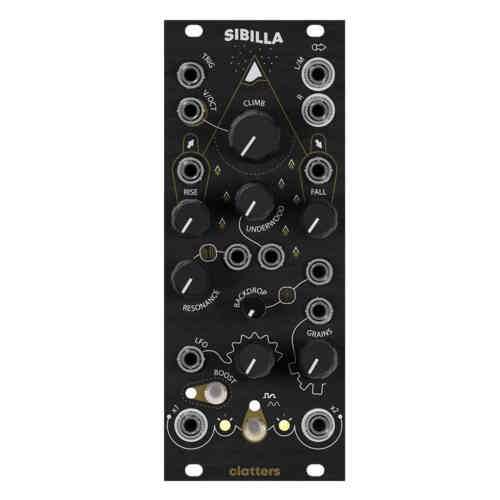 Clatters Machines Sibilla Eurorack Stereo Oscillator Module (Black)