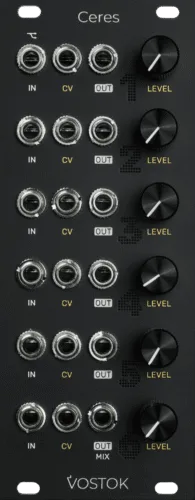 Vostok Instruments Ceres Eurorack High-Class Linear VCA and Mixer Module