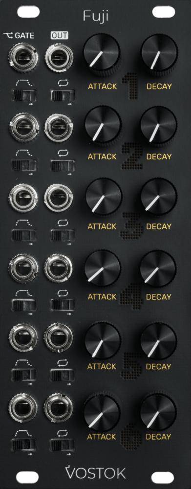 Vostok Instruments Fuji Eurorack Hexa Core Envelope Generator Module