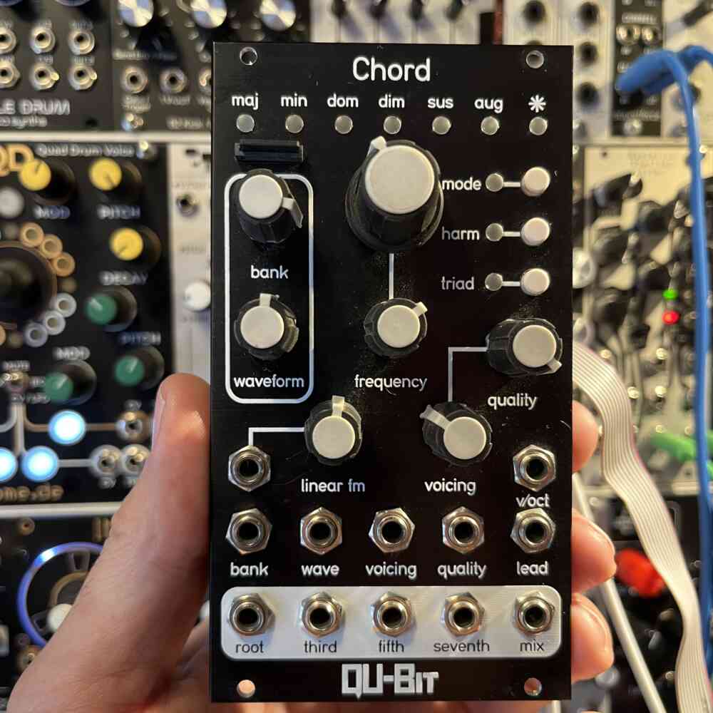 Qu-Bit Electronix Chord V2 Polyphonic Eurorack Oscillator Module (Black) (Ex-Demo)