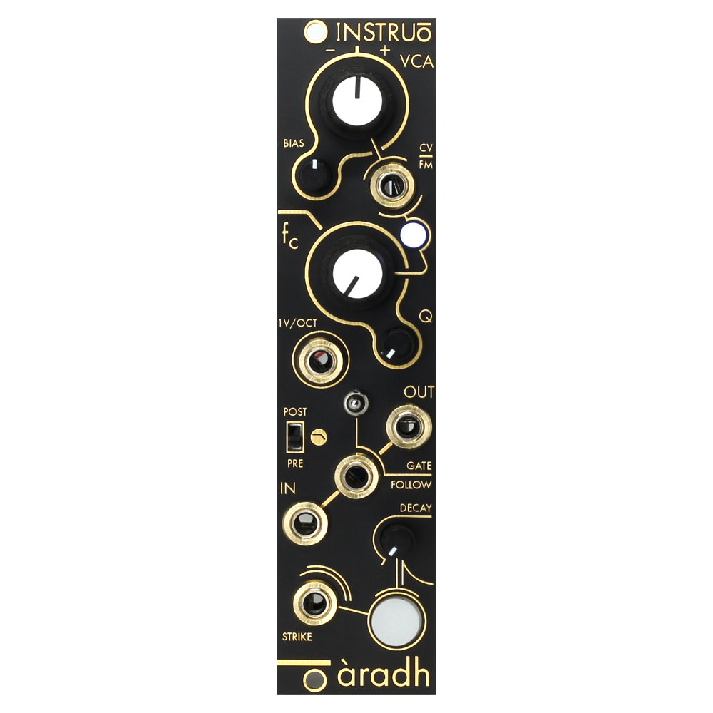 Instruo Aradh Low Pass Filter, Envelope Follower and VCA Module