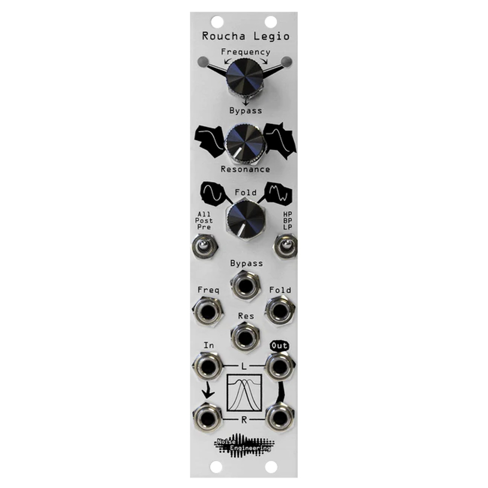 Noise Engineering Roucha Legio Eurorack Stereo Multimode Filter Module (Silver)