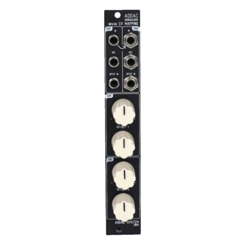 ADDAC 203 v2 Eurorack Offset and Attenuvert Module (Black)