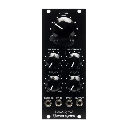 Erica Synths Black DJ VCF Eurorack Filter Module