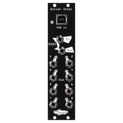 Noise Engineering Univer Inter Eurorack Flexible MIDI To CV Module (Black)