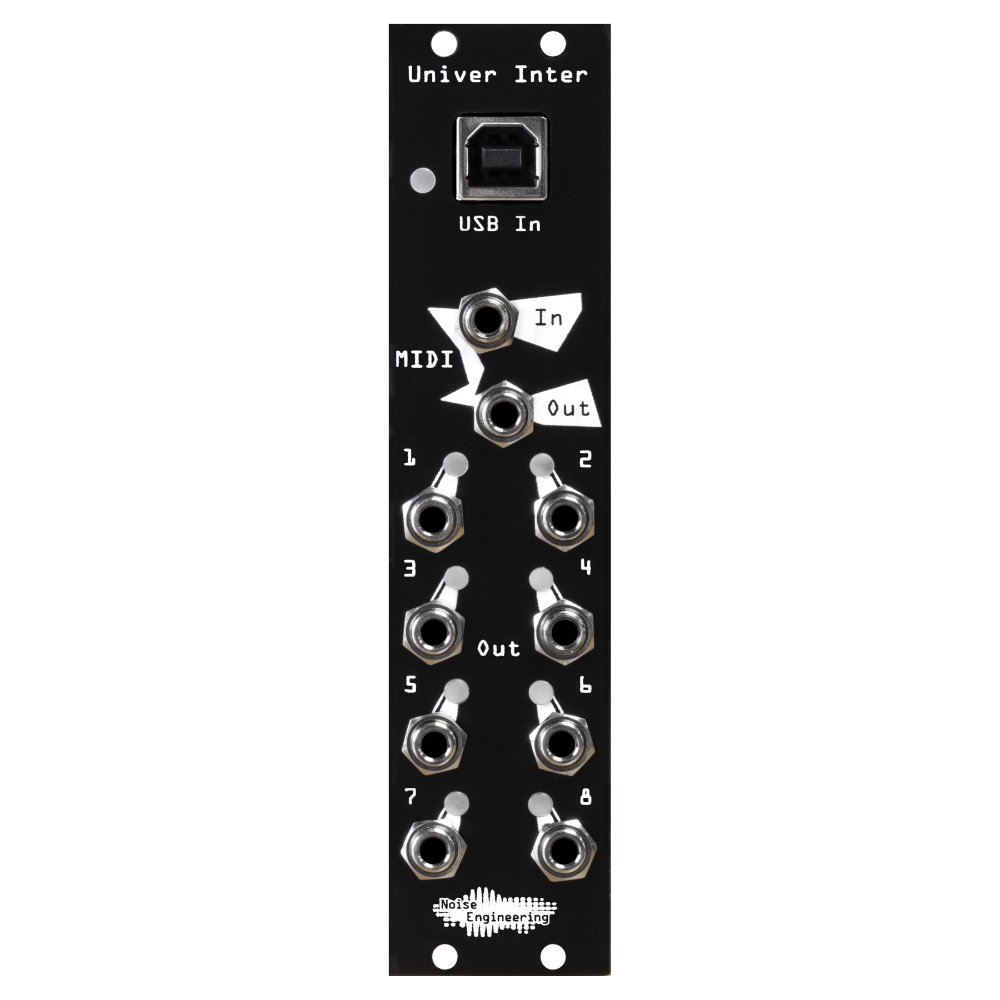 Noise Engineering Univer Inter Eurorack Flexible MIDI To CV Module (Black)