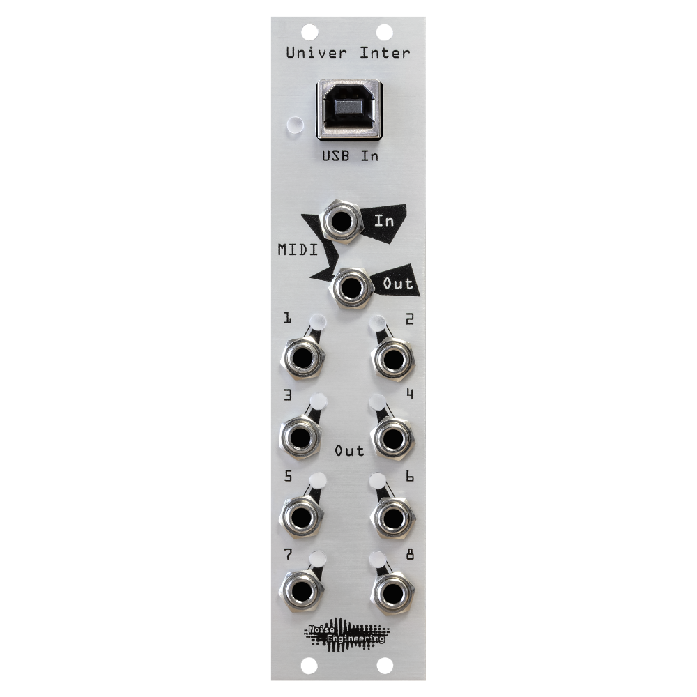 Noise Engineering Univer Iter Eurorack Flexible MIDI To CV Module (Silver)