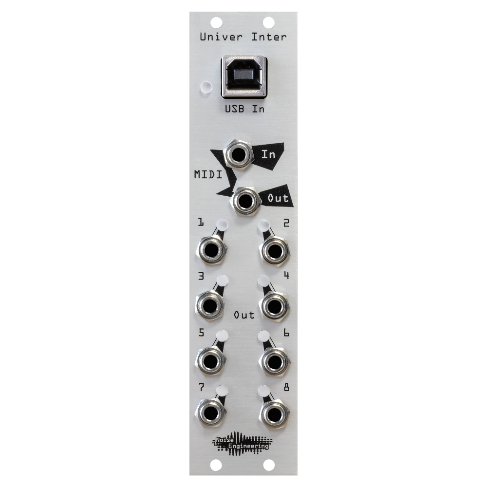 Noise Engineering Univer Inter Eurorack Flexible MIDI To CV Module (Silver)