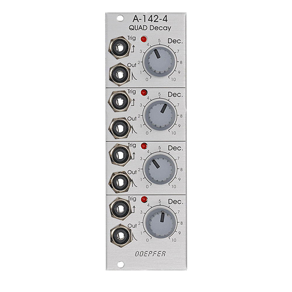 Doepfer A-142-4 Eurorack Quad Decay Envelope Module