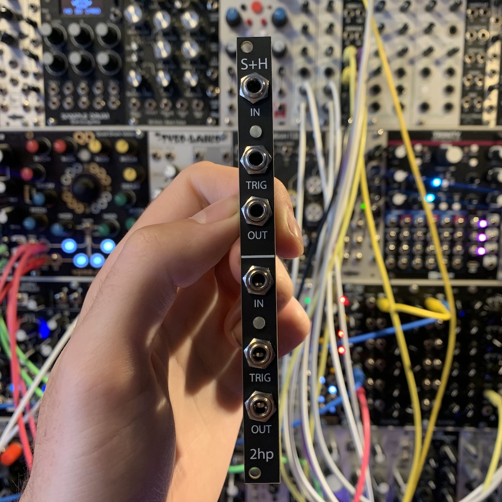 2hp S+H Eurorack Sample & Hold Module (Black) [B-Stock]