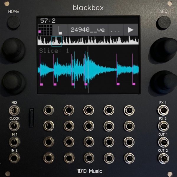 1010 Music Bitbox Mk2 Eurorack Sampler Module (Black)