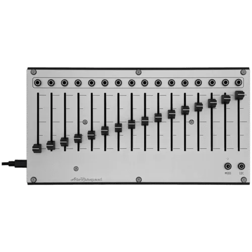 AtoVproject 16n Faderbank CV and MIDI Controller (Silver)