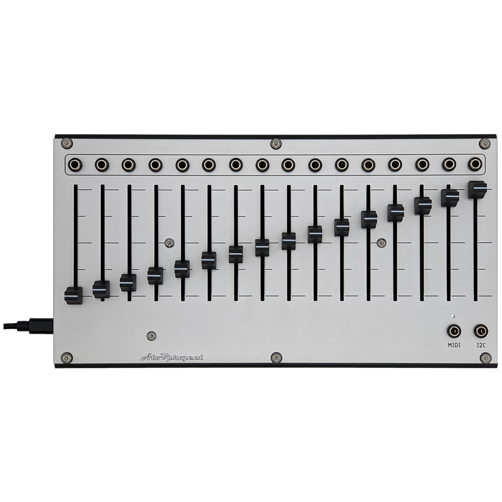 AtoVproject 16n Faderbank CV and MIDI Controller (Silver)