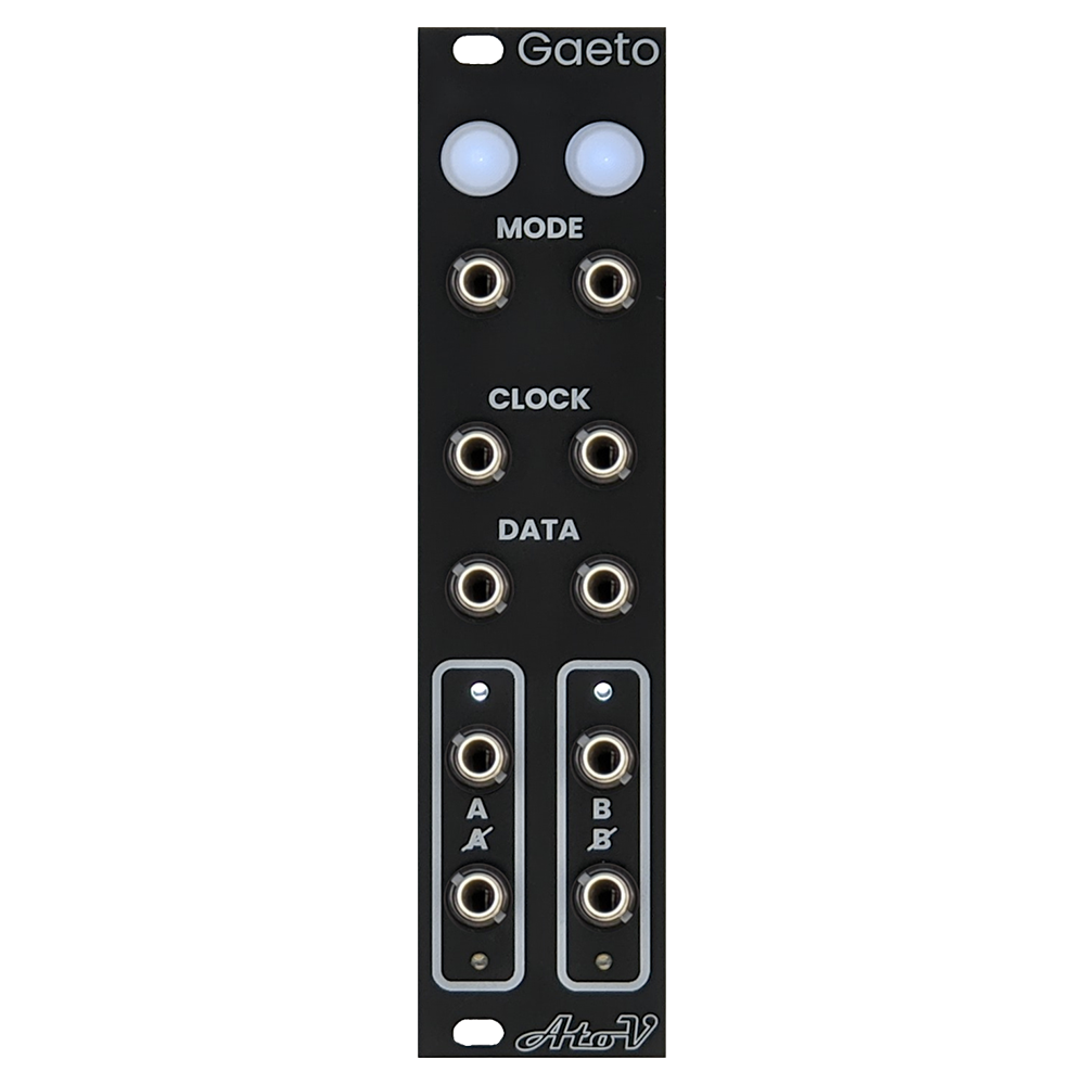 AtoVproject Gaeto Eurorack Clock Divider and Logic Module (Black)