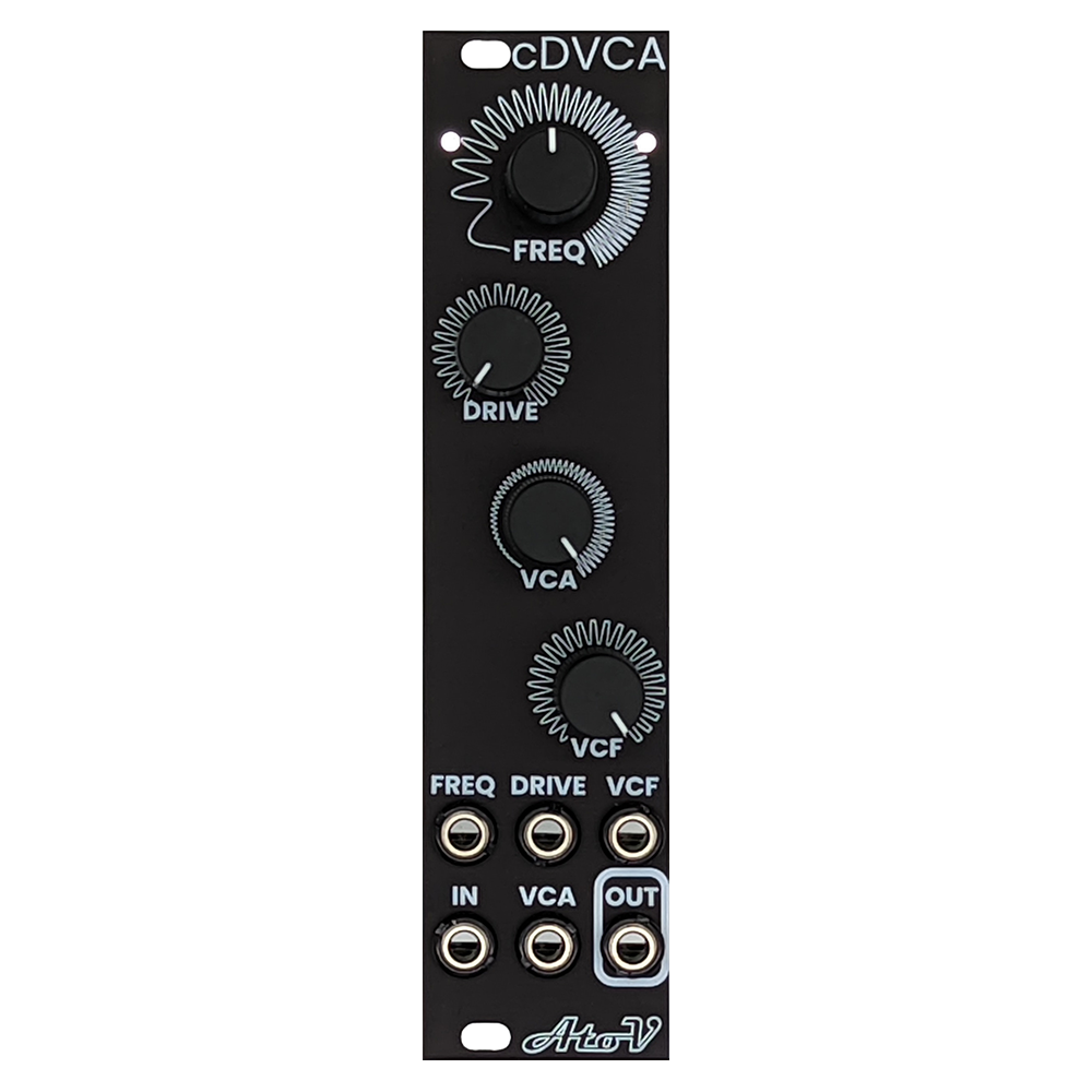 AtoVproject cDVCA Eurorack VCA Module (Black)