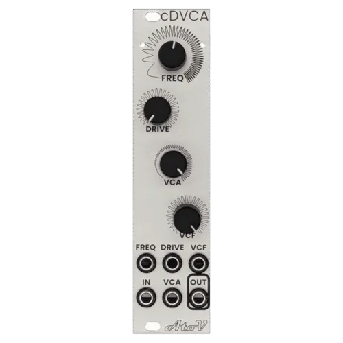 AtoVproject cDVCA Eurorack VCA Module (Silver)