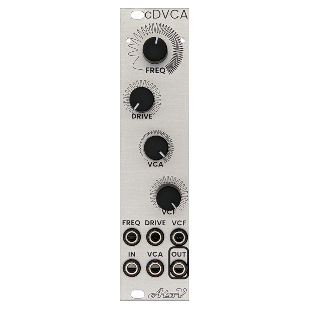 AtoVproject cDVCA Eurorack VCA Module (Silver)