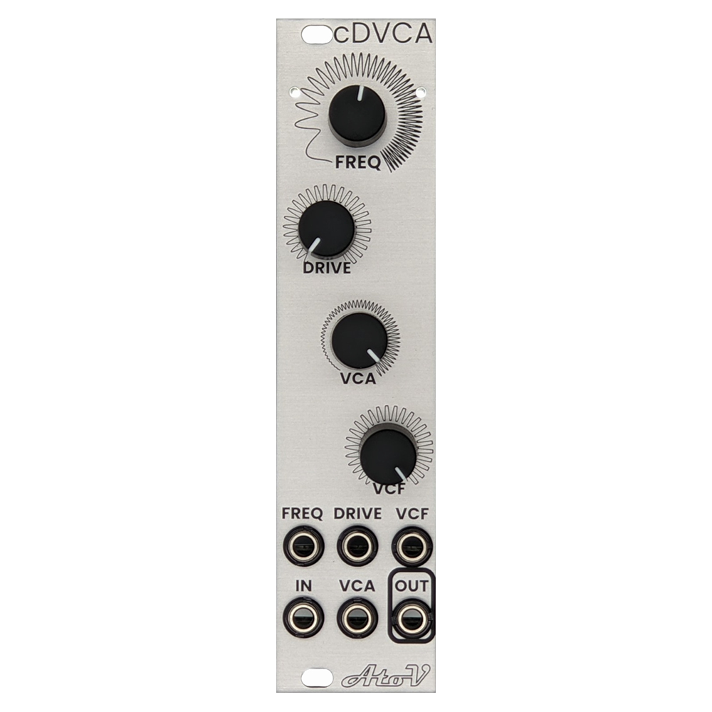 AtoVproject cDVCA Eurorack VCA Module (Silver)