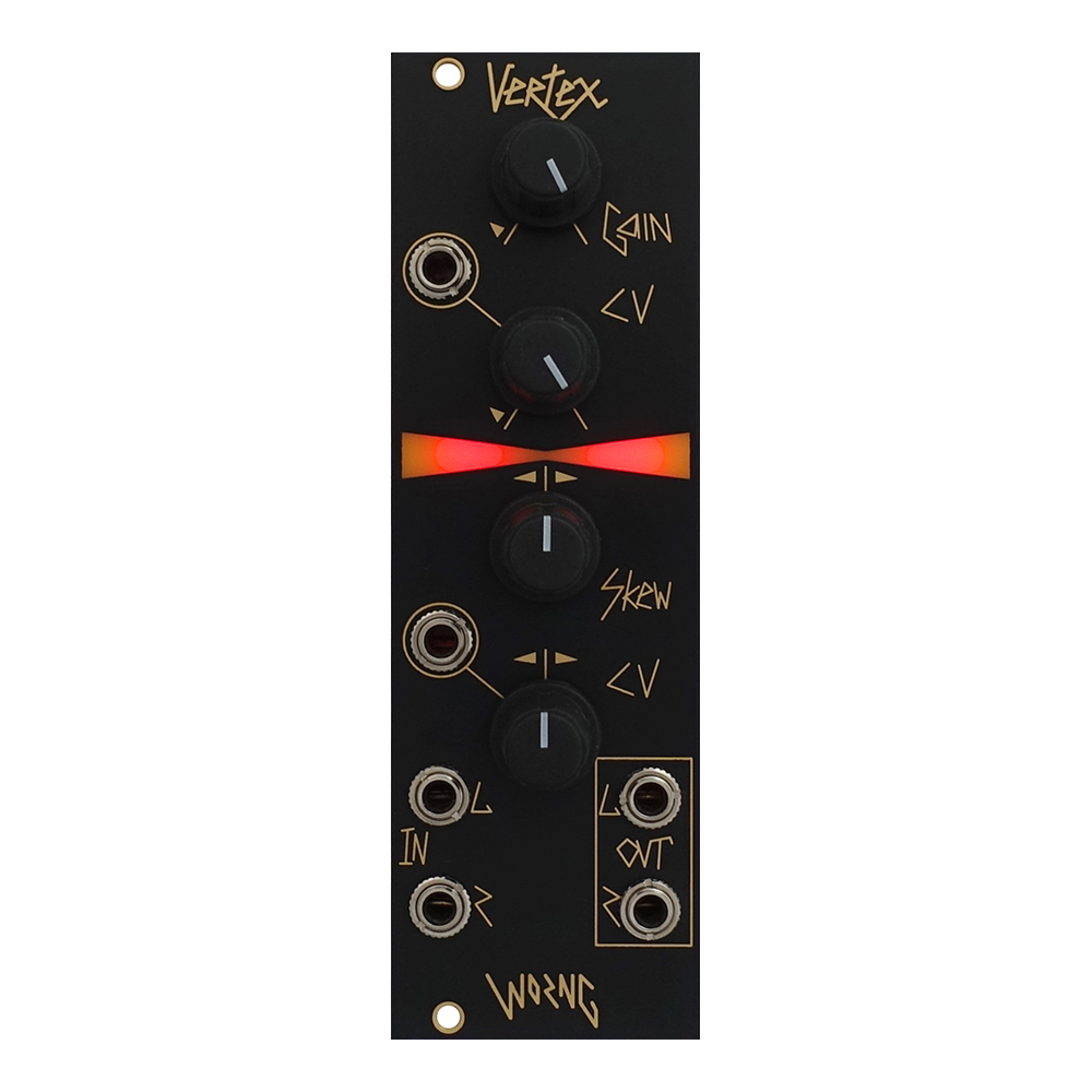 Worng Electronics Vertex Stereo VCA Eurorack Module