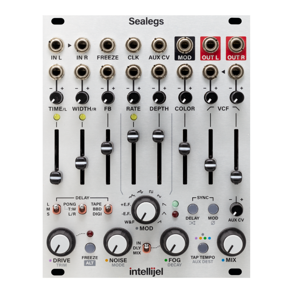 Intellijel Sealegs Eurorack Multi-Model Stereo Character Delay Module