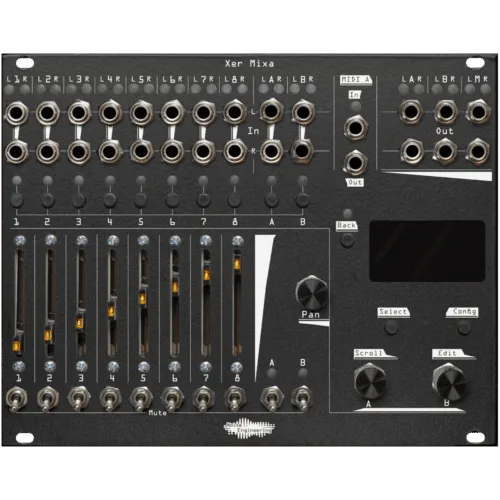 Noise Engineering Xer Mixa Eurorack Advanced Digitally Controlled Mixer Module (Black)