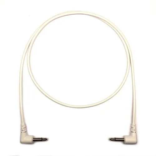 Tendrils Right Angled Eurorack Patch Cable (6 Pack – 60cm – White)