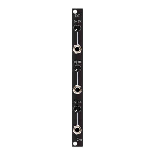 2hp DC Eurorack Offset Generator Module (Black)