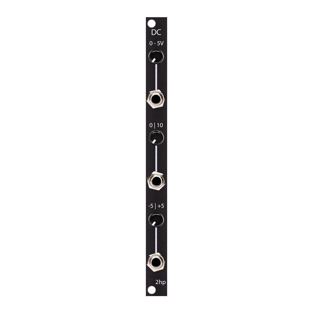 2hp DC Eurorack Offset Generator Module (Black)