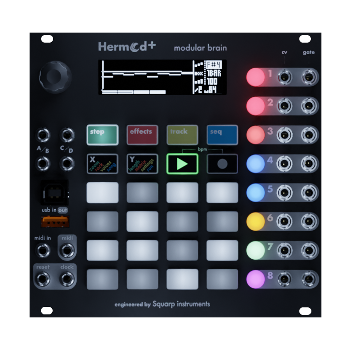 Squarp Instruments Hermod+ Eurorack Sequencer Module