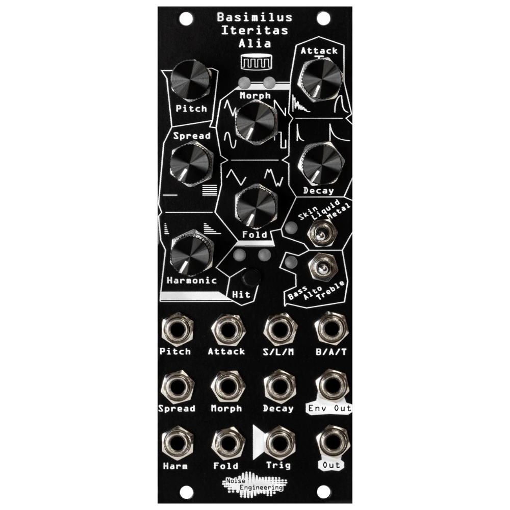 Noise Engineering Basimilus Iteritas Alia Eurorack Drum Synthesizer Module (Black)