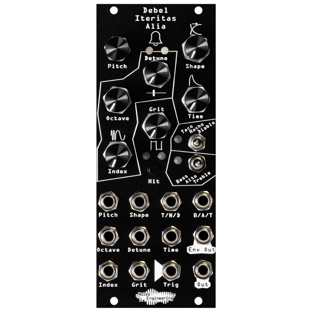 Noise Engineering Debel Iteritas Alia Eurorack Drum Synthesizer Module (Black)