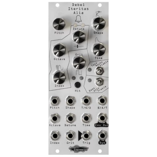 Noise Engineering Debel Iteritas Alia Eurorack Drum Synthesizer Module (Silver)