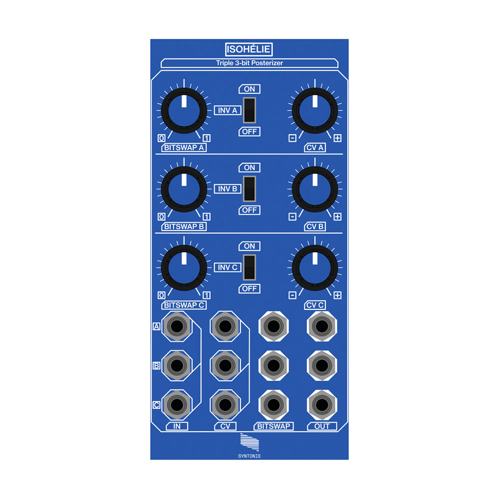 Syntonie Isohelie 3-Bit Posterizer Eurorack Video Module