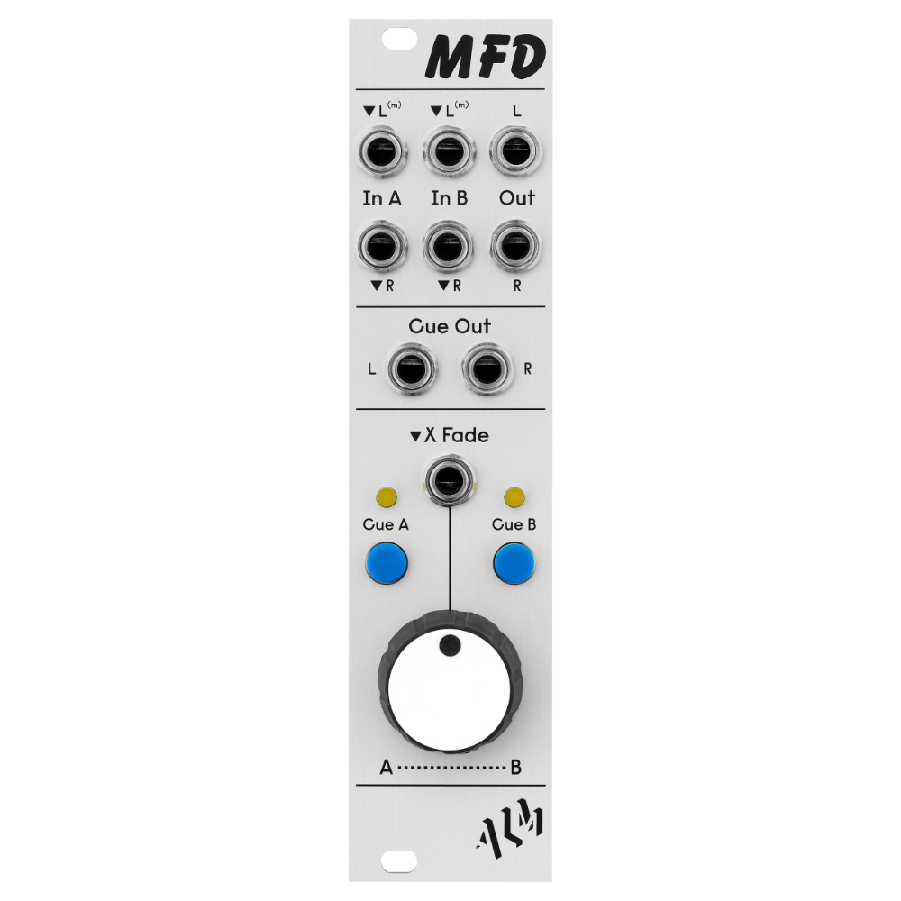 ALM Busy Circuits MFD DJ Crossfader and Stereo VCA Eurorack Module