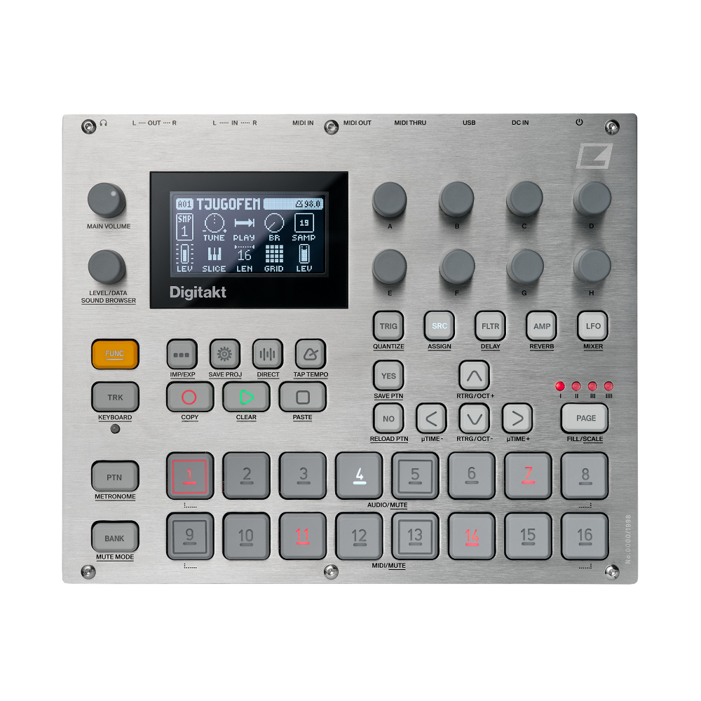 Elektron Digitakt Desktop Sampler + Sequencer (Silver e25 Remix Edition)