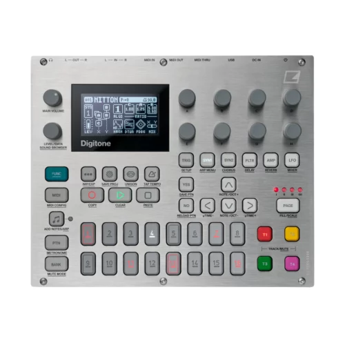 Elektron Digitone 8 Voice Polyphonic FM Synthesizer (Silver e25 Remix Edition)