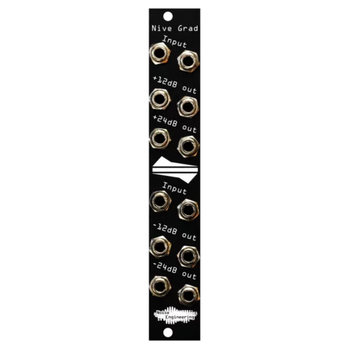 Noise Engineering Nive Grad Eurorack Audio Input and Output Module (Black)