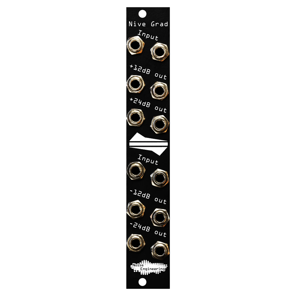 Noise Engineering Nive Grad Eurorack Audio Input and Output Module (Black)