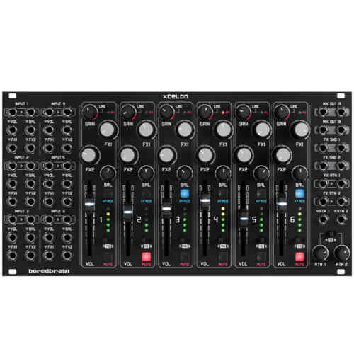 Boredbrain Xcelon Eurorack Stereo Mixer Module [B-Stock]