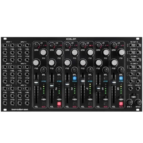 Boredbrain Xcelon Eurorack Stereo Mixer Module