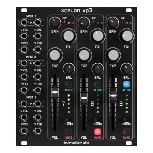 Boredbrain xp3 Eurorack Three Channel Stereo Mix Expander Module (Xcelon)