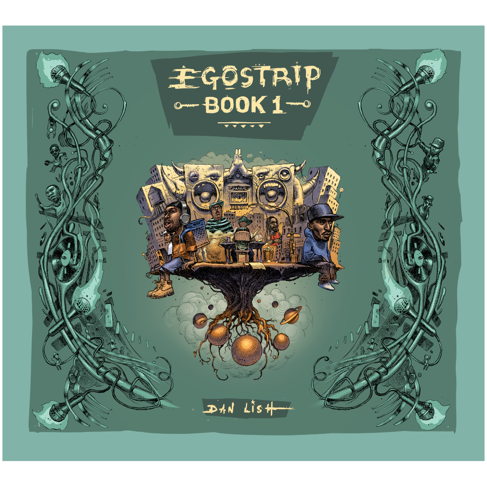 Egostrip Book 1 Hardback Book – Illustrations of Hip-Hop’s Golden Era