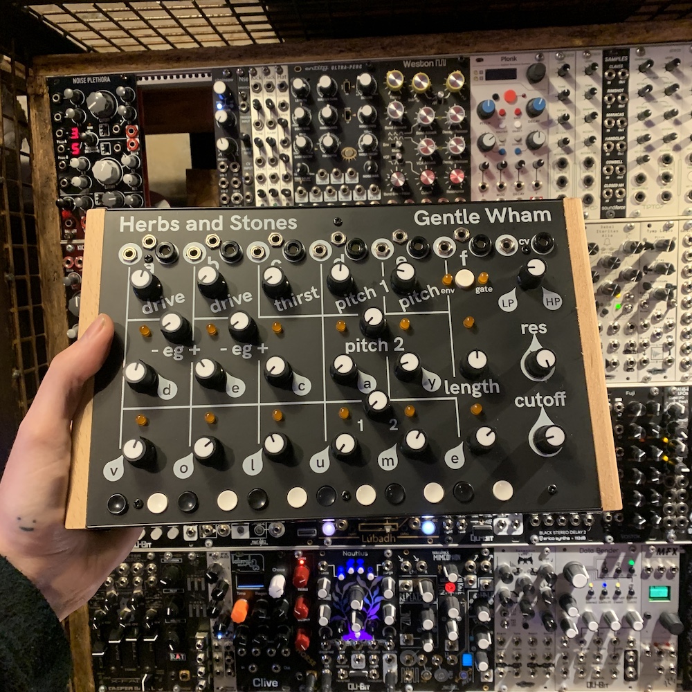 Herbs and Stones Gentle Wham Desktop Drum Synthesizer [Ex-Demo]