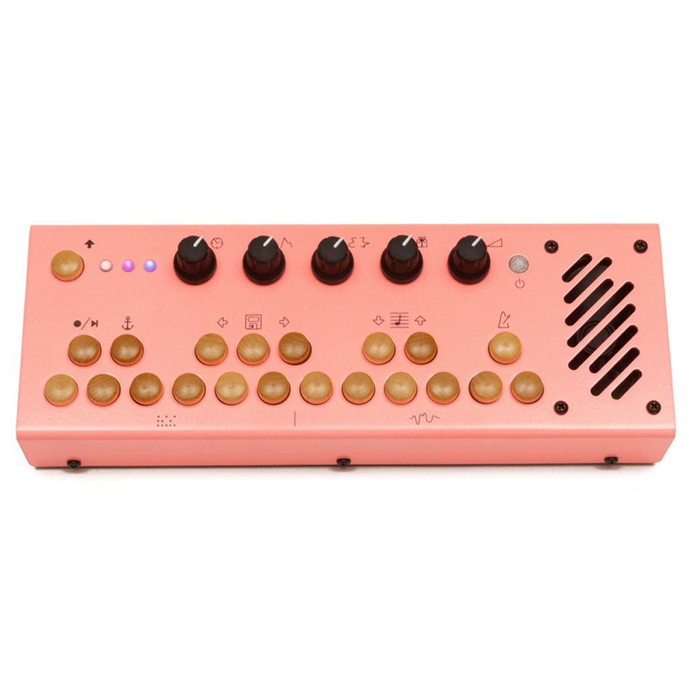 Critter & Guitari 201 Pocket Piano Desktop Polyphonic Synthesizer (Pink)