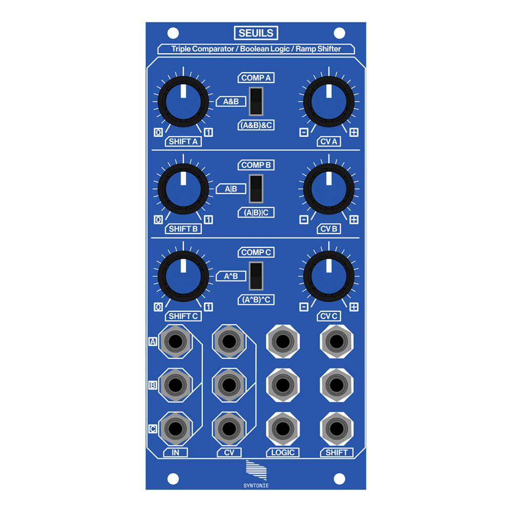 Syntonie Seuils Eurorack Triple Video Comparator Module