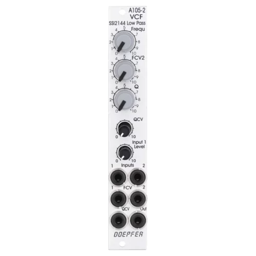 Doepfer A-105-2 Eurorack 24dB SSI Low Pass Filter Module (Silver)