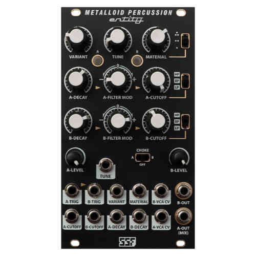 Steady State Fate Entity Metalloid Percussion Eurorack Module