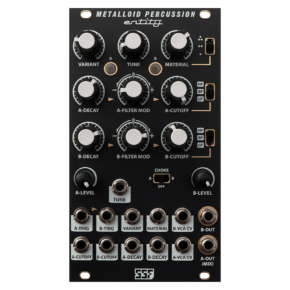 Steady State Fate Entity Metalloid Percussion Eurorack Module