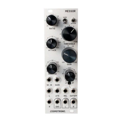 Cosmotronic Messor Stereo Compressor and Transient Shaper Eurorack Module (Silver)
