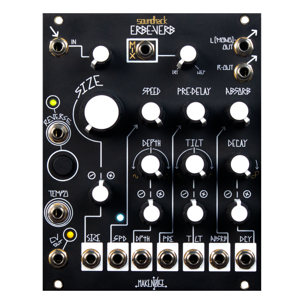 Make Noise Erbe-Verb Eurorack Reverb Module (Black)